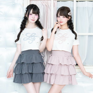 《LAFARY closet》合皮ロゴチビTシャツ 1