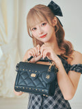 《LAFARY》スタッズキルティングバッグ