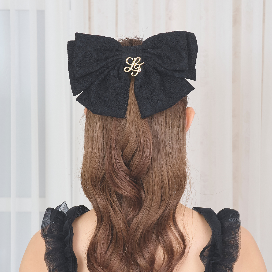 LAFARY closet》レースリボンバレッタ- LAFARY ONLINE