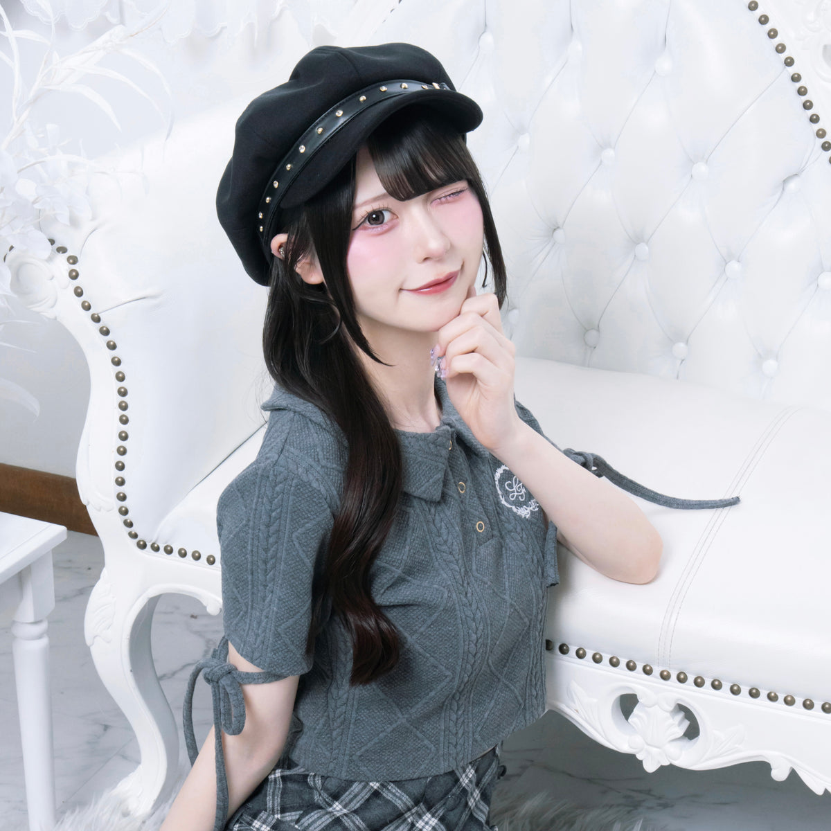 チャコールグレー:163cm