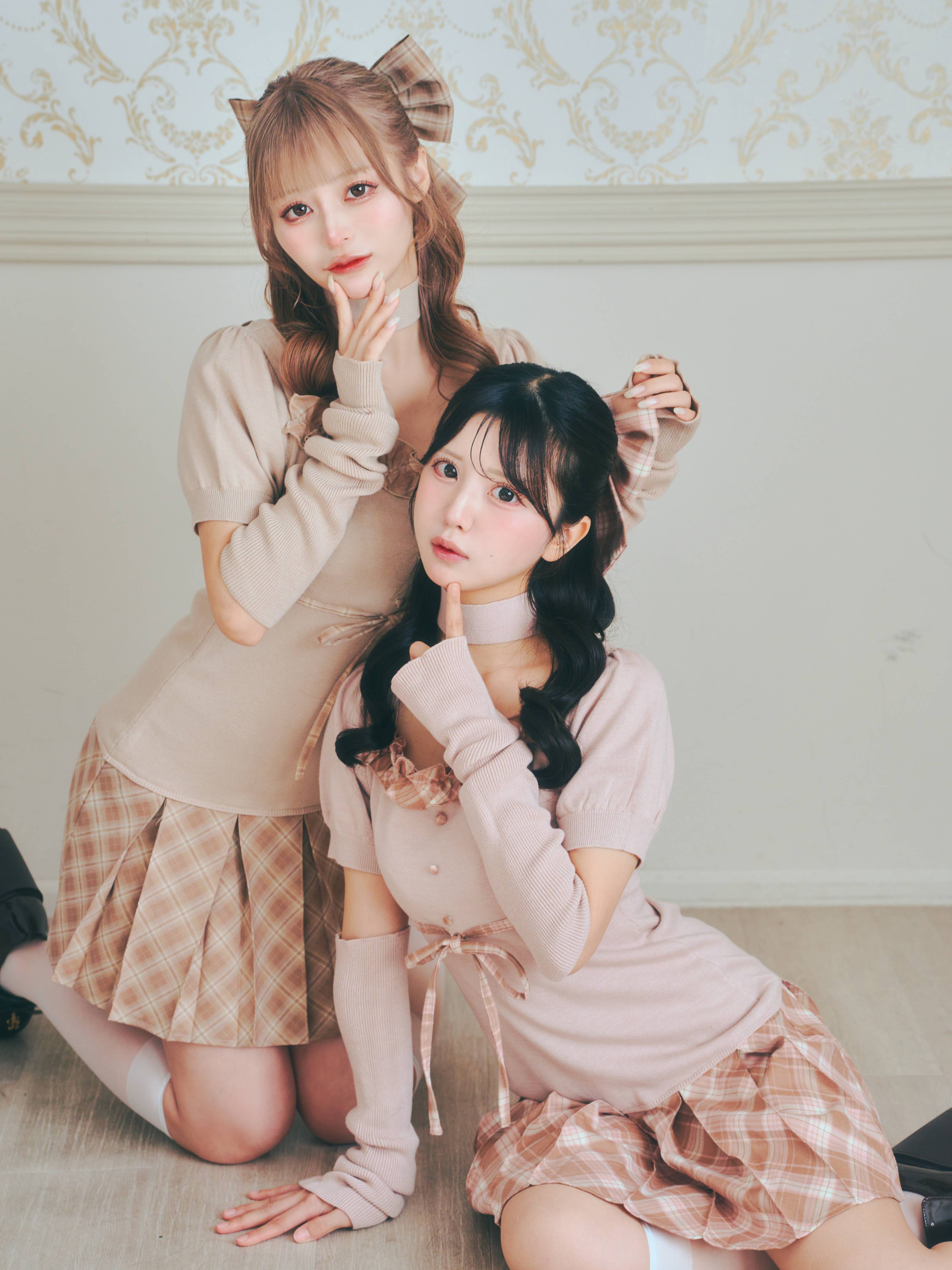 《LAFARY》ドッキングニットワンピース