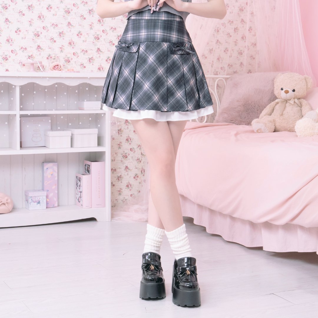 《LAFARY closet》プリーツフリルスカパン