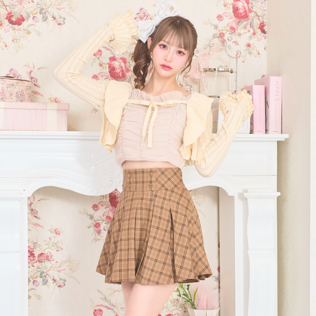 ブラウンチェック:156cm