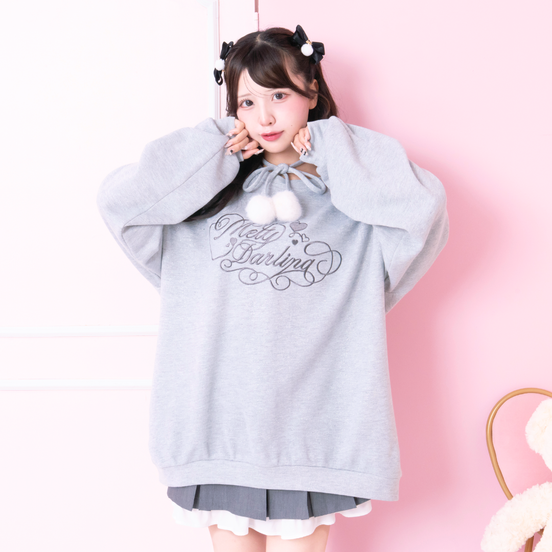 《LAFARY closet》ポンポンロゴプルオーバー