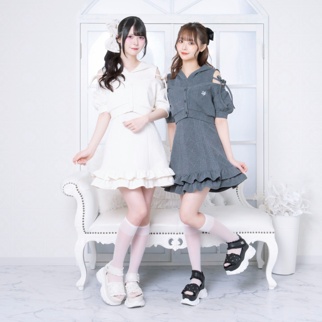 アイボリー:163cm/チャコールグレー:161cm