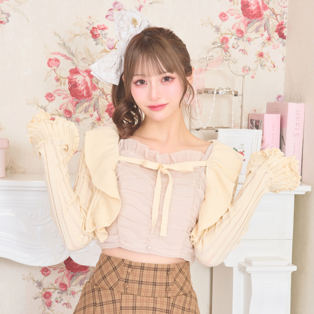 LAFARY closet》フリルニットカーディガン- LAFARY ONLINE