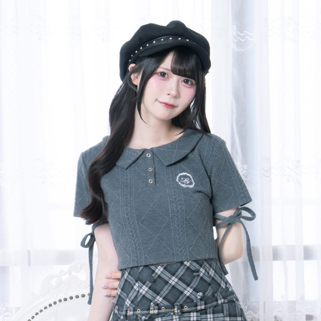《LAFARY closet》エンブレムポロトップス