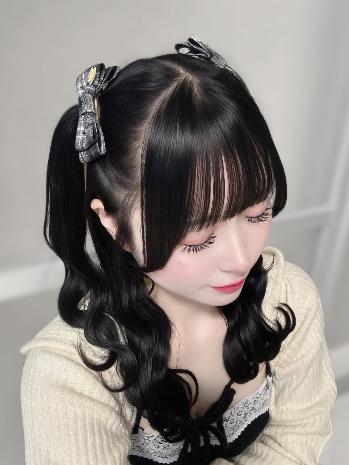 《LAFARY》チェックリボン