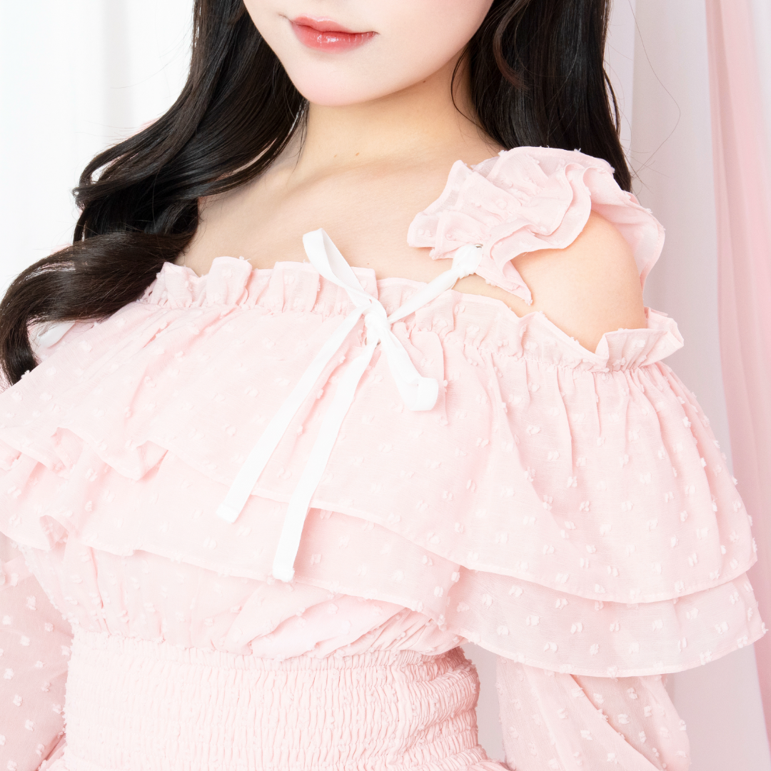 シアー生地がかわいい🎀