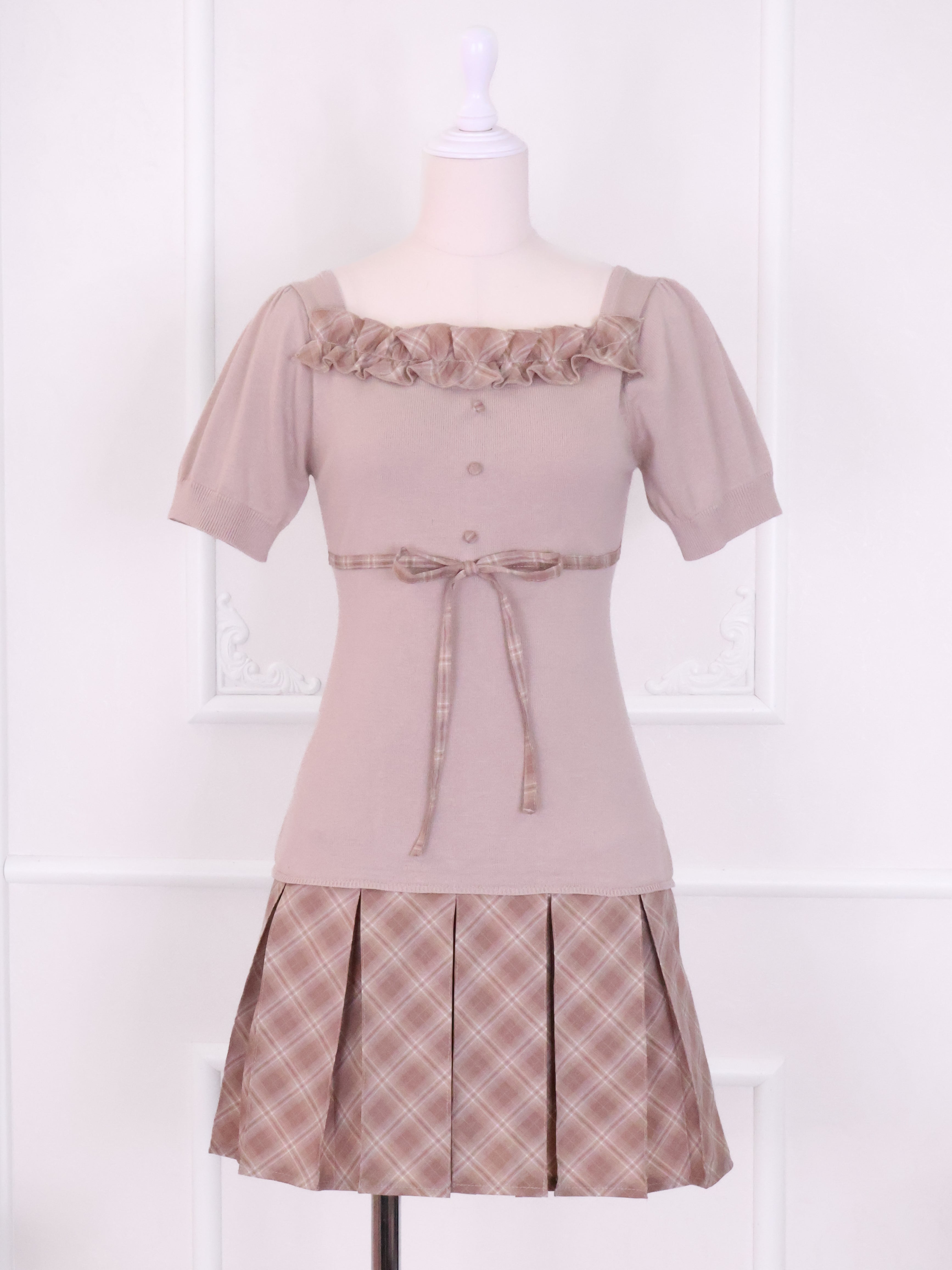 《LAFARY》ドッキングニットワンピース