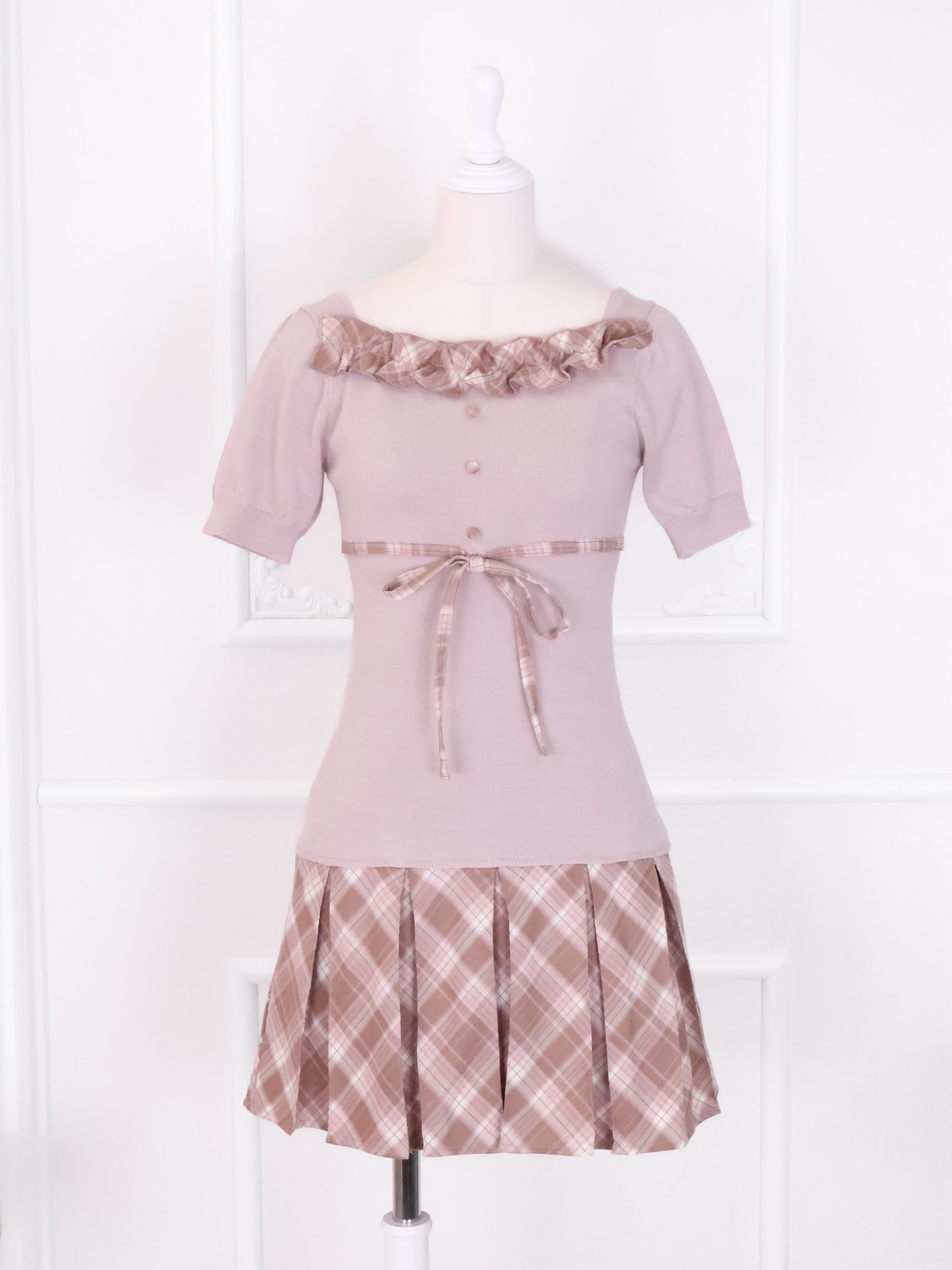 《LAFARY》ドッキングニットワンピース