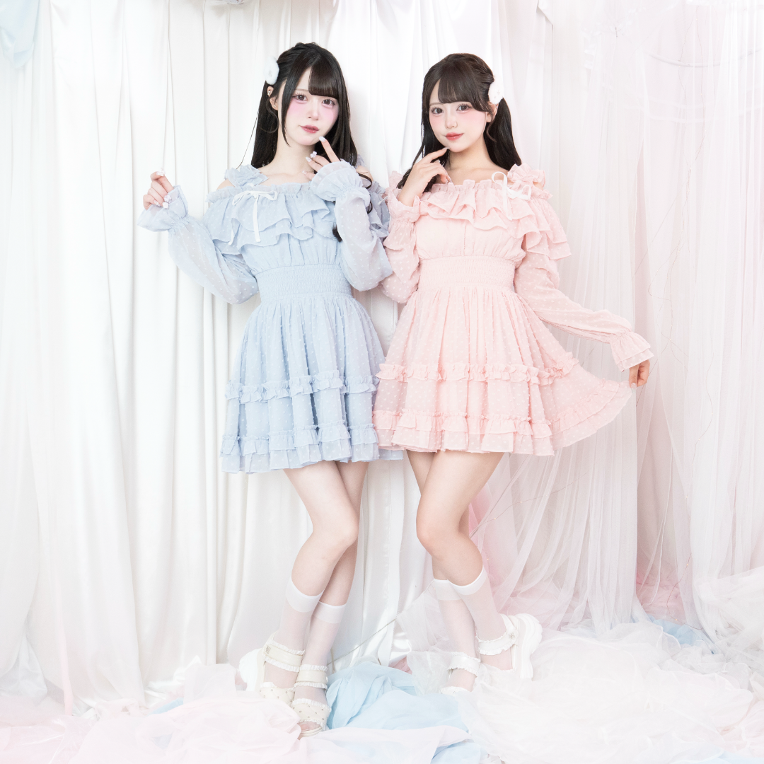 ブルーグレー:163cm/ピンク:163cm