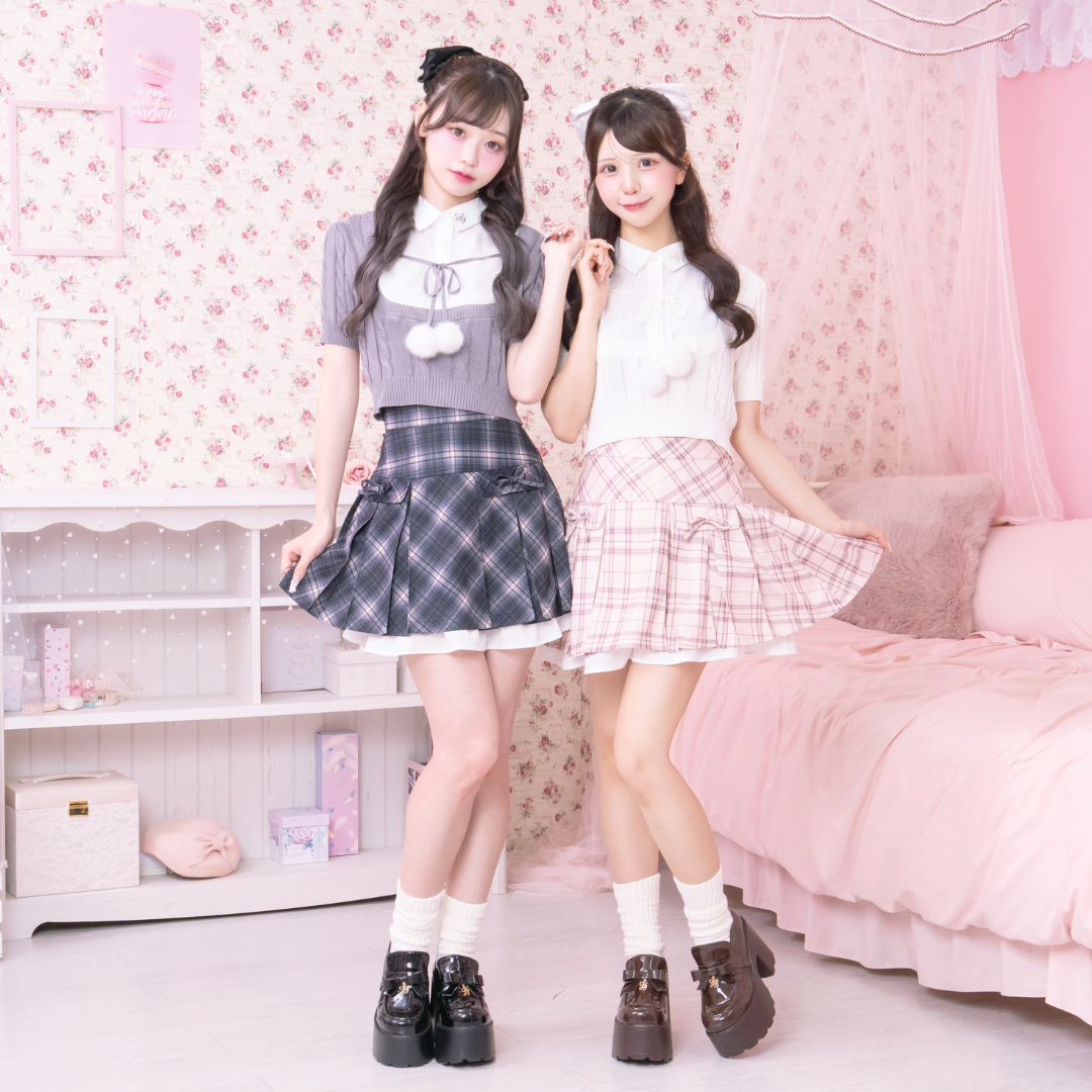 《LAFARY closet》プリーツフリルスカパン