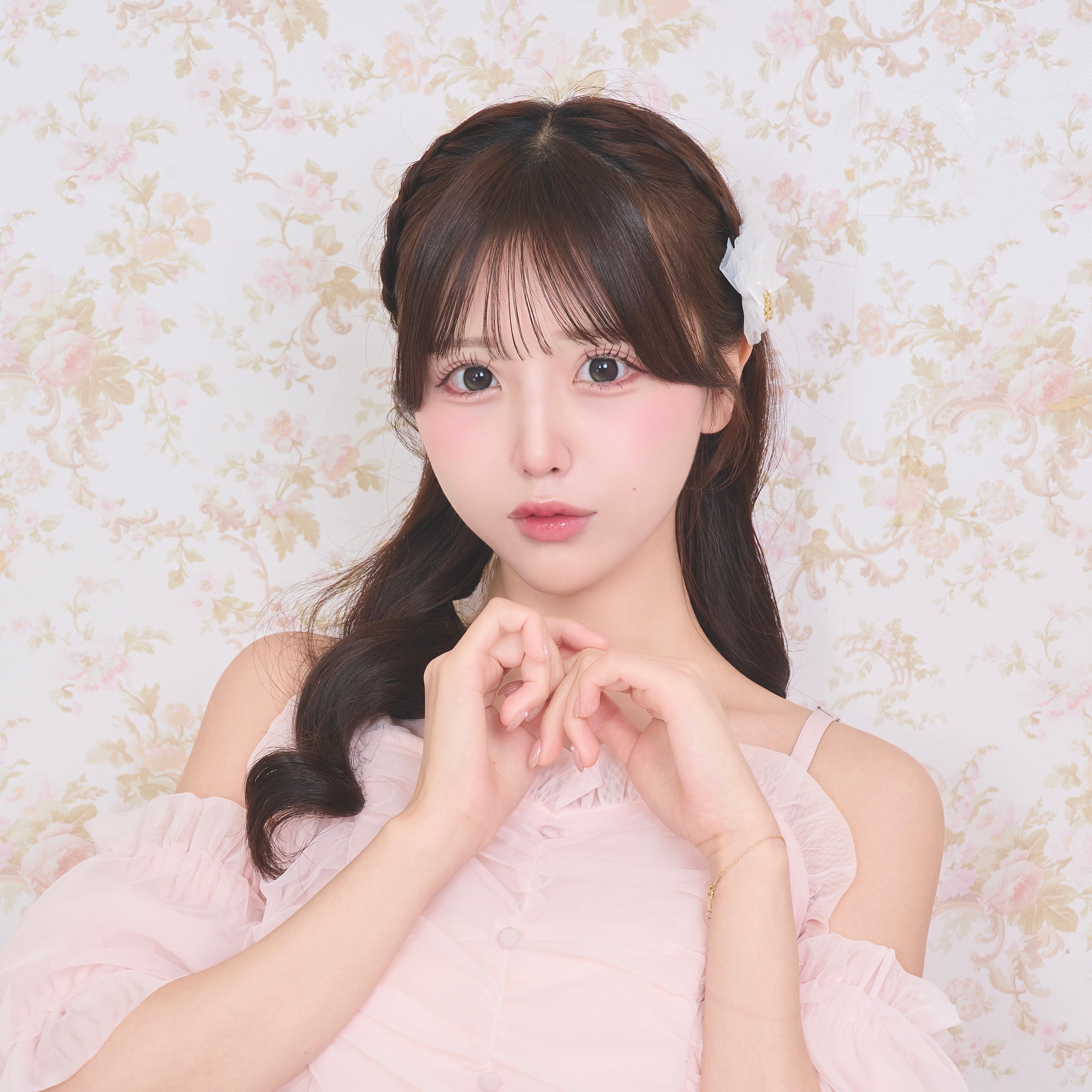 《LAFARY closet》チュールフリルヘアクリップ