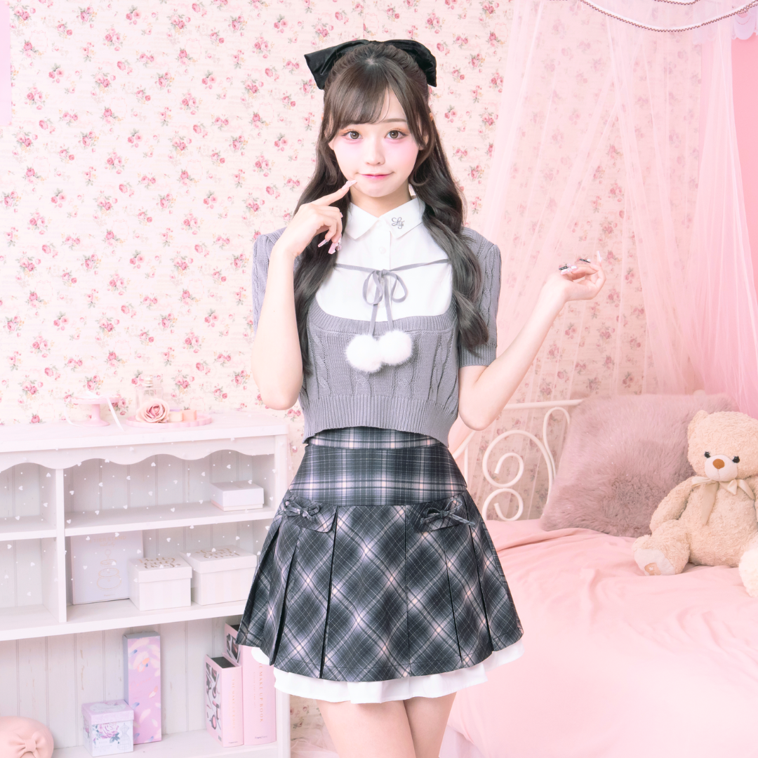 《LAFARY closet》プリーツフリルスカパン
