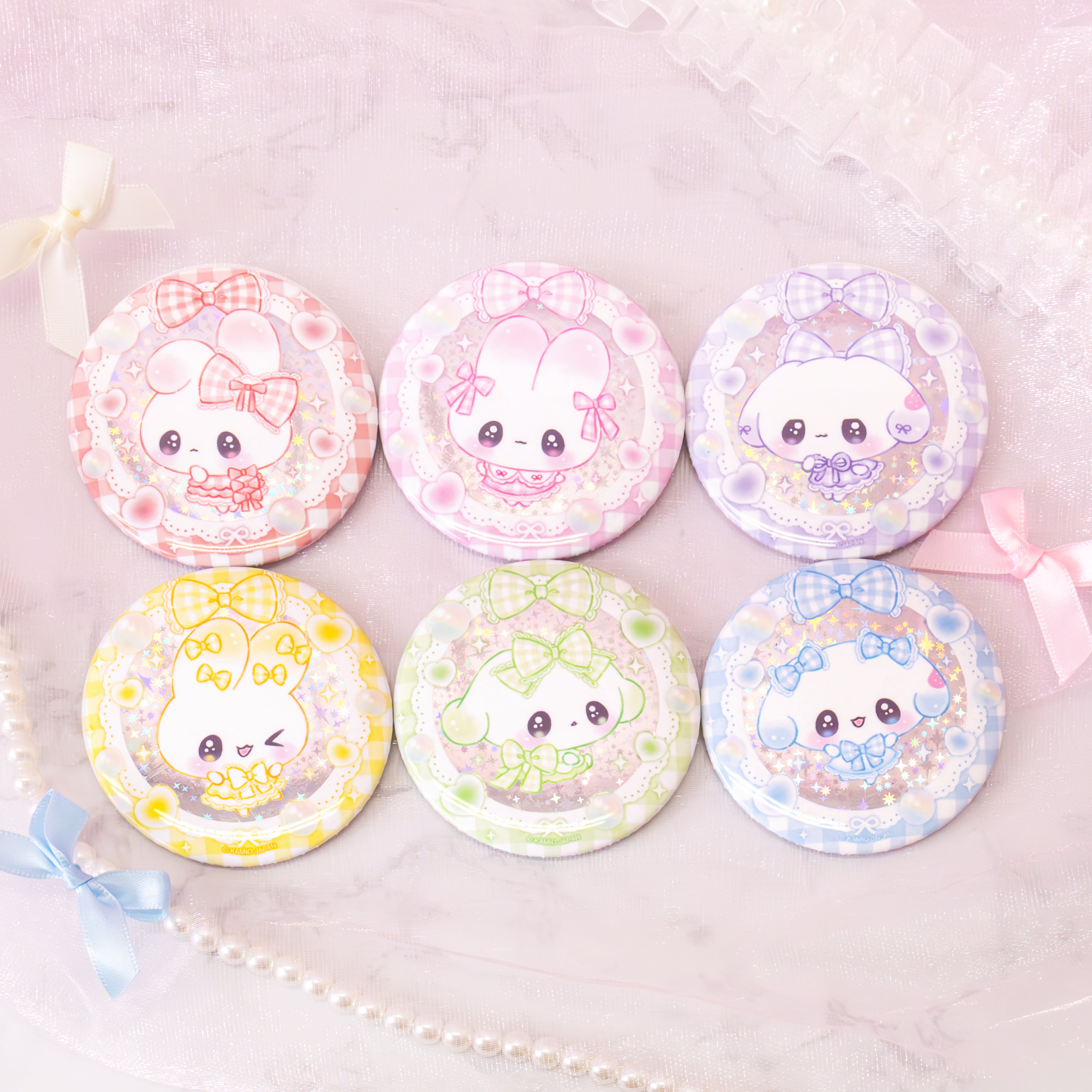 《まじかるベリーベリー×LAFARY》キラキラ缶バッジ