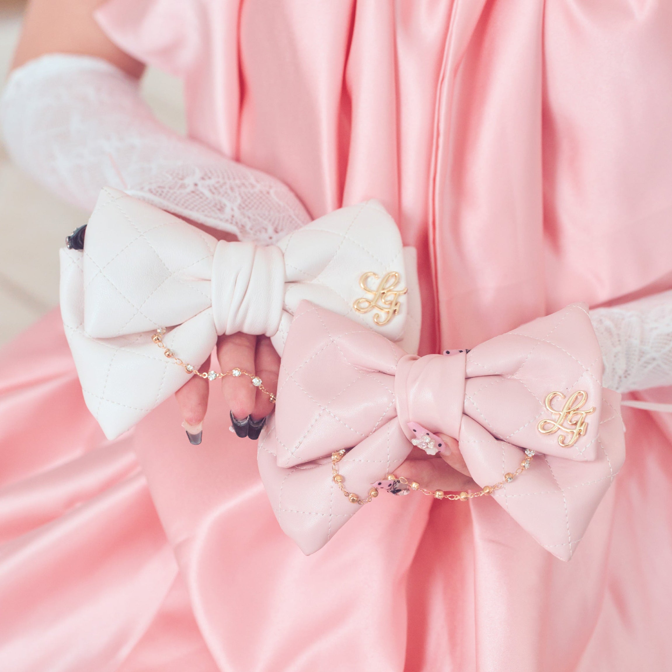 LAFARY》キルティングリボンバレッタ- LAFARY ONLINE