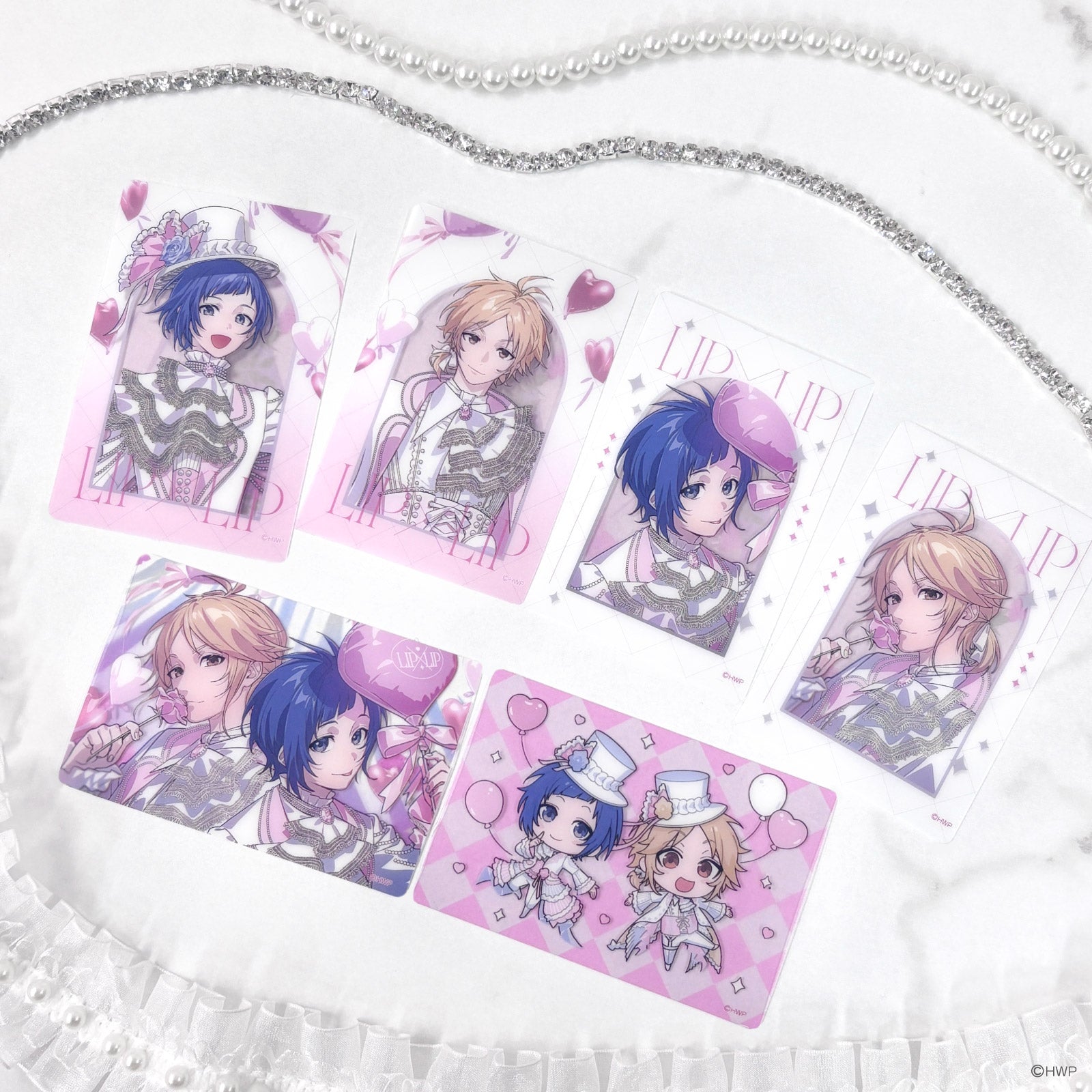 LIP×LIP PbL》クリアトレーディングカードセット(12枚入り)- LAFARY ONLINE