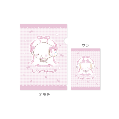 《Lafaryオリジナル》こぎみゅん♡おリボンだみゅんシリーズ♡A4クリアファイル　ピンク