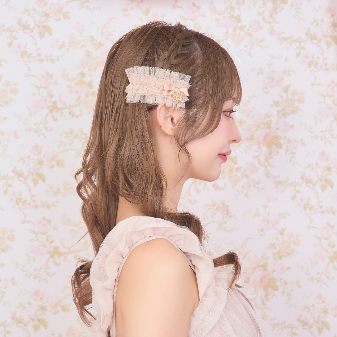 LAFARY closet》チュールフリルヘアクリップ- LAFARY ONLINE