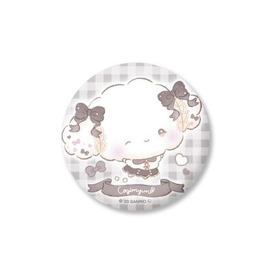 《Lafaryオリジナル》こぎみゅん♡おリボンだみゅんシリーズ♡缶バッジ　ほほえみブラック