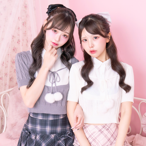 《LAFARY closet》シャツレイヤードニット 2