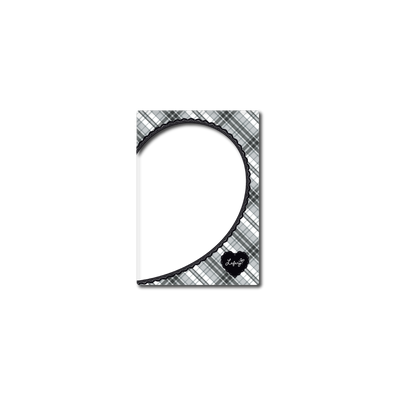《Lafaryオリジナル》メルティチェック/ブラック オタ活カードケース<つながる(右)>B8（トレカ）