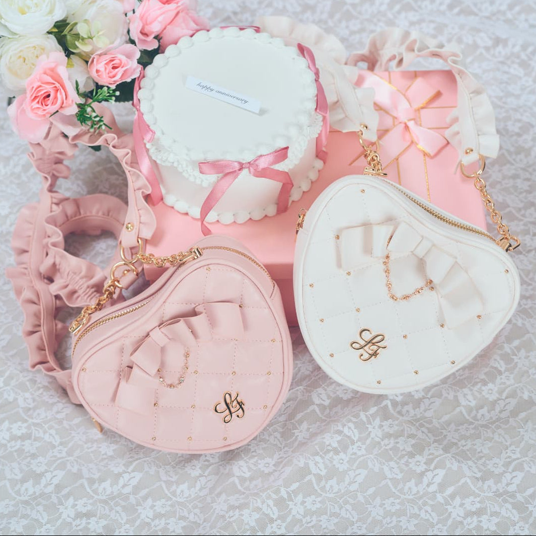 《LAFARY》キルティングハートショルダー