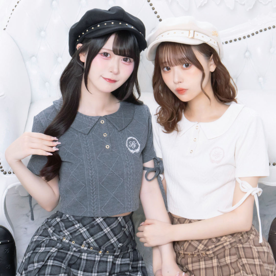 《LAFARY closet》エンブレムポロトップス