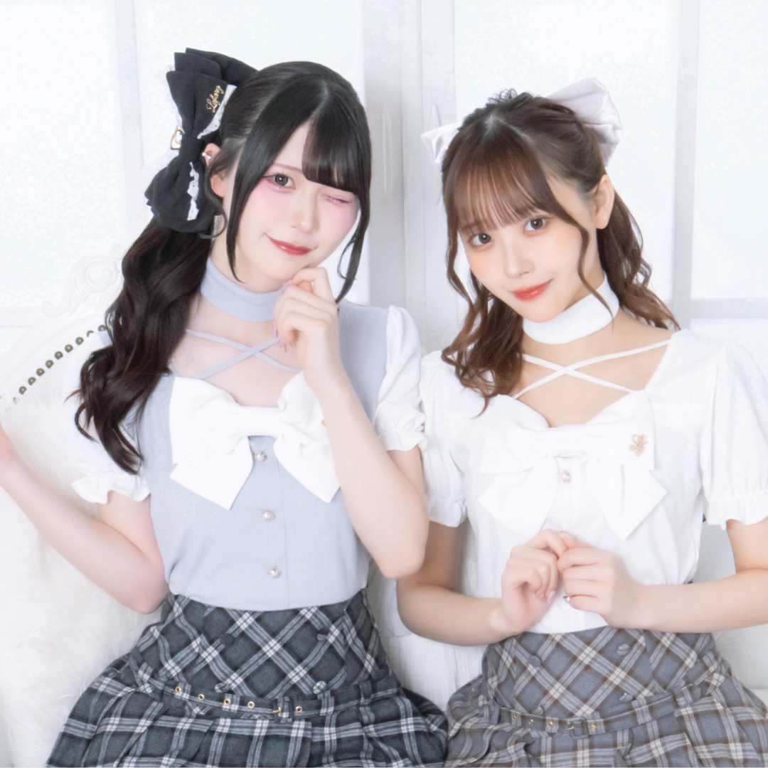 《LAFARY closet》リボンリブトップス