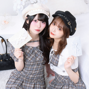 《LAFARY closet》ビジュースタッズキャスケット 2
