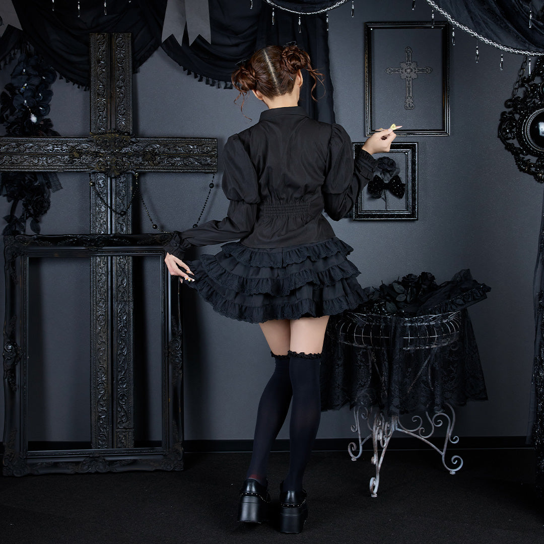 《mine》クロスエイクソックス[オーバーニー]