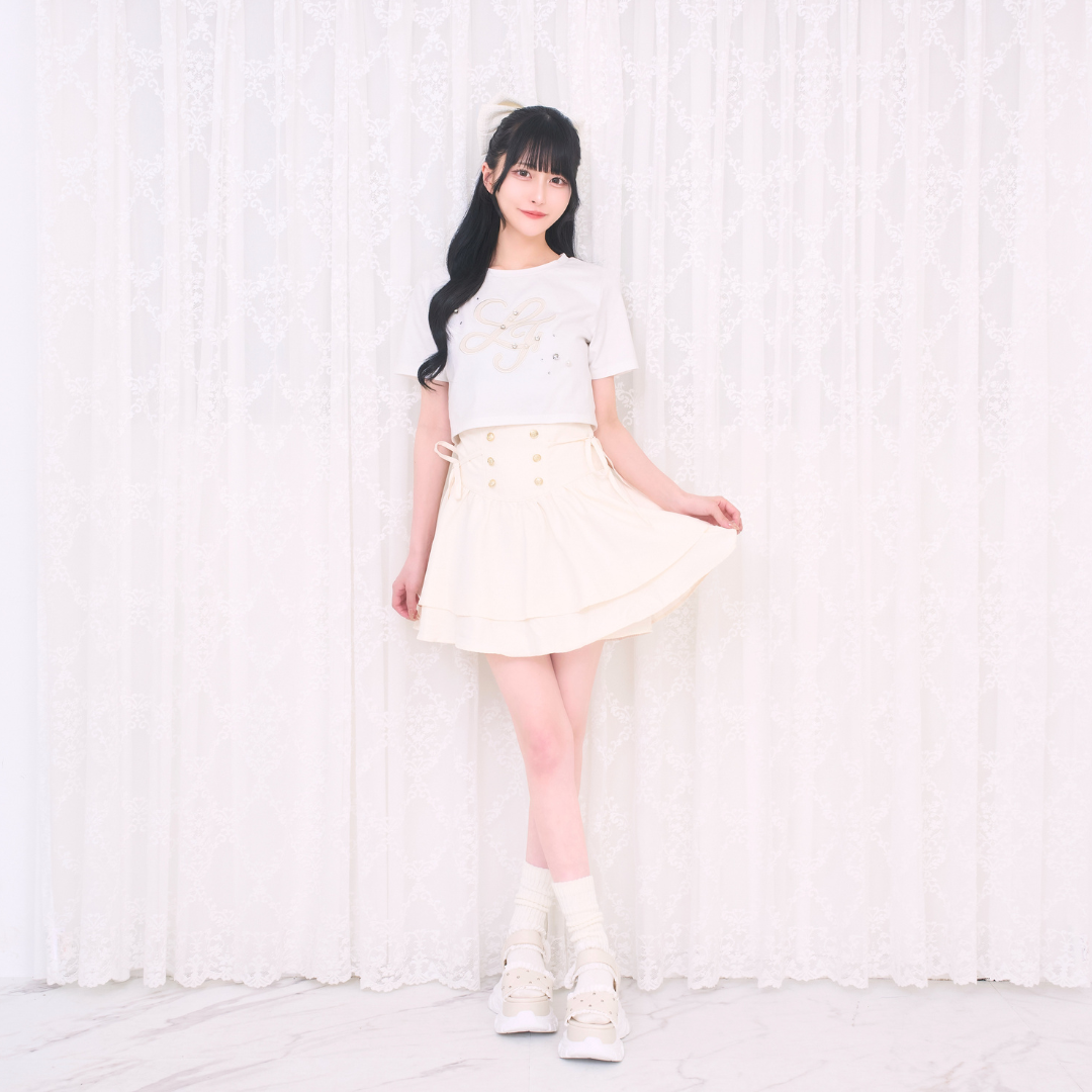 《LAFARY closet》コルセットティアードスカパン