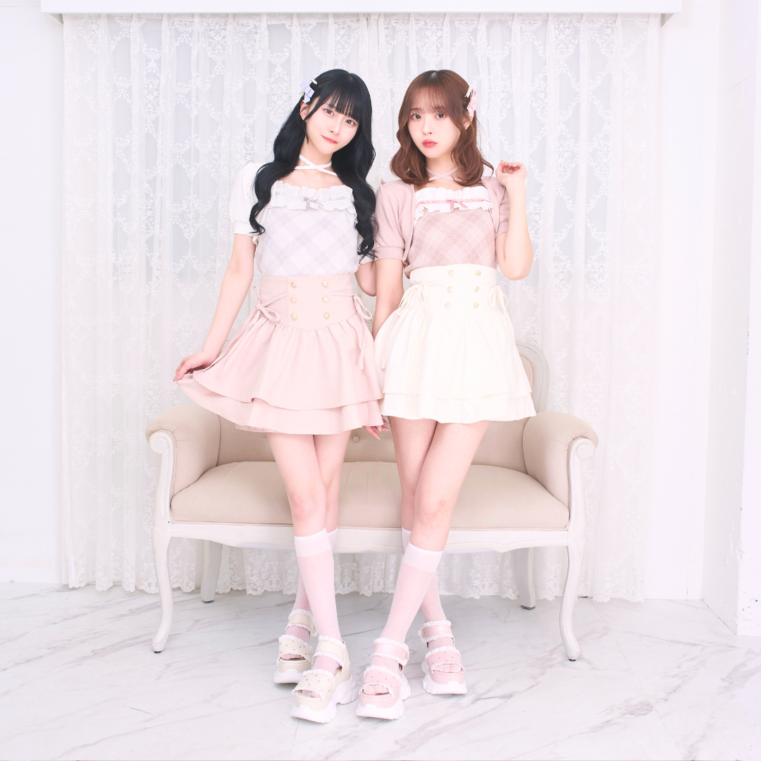 《LAFARY closet》コルセットティアードスカパン