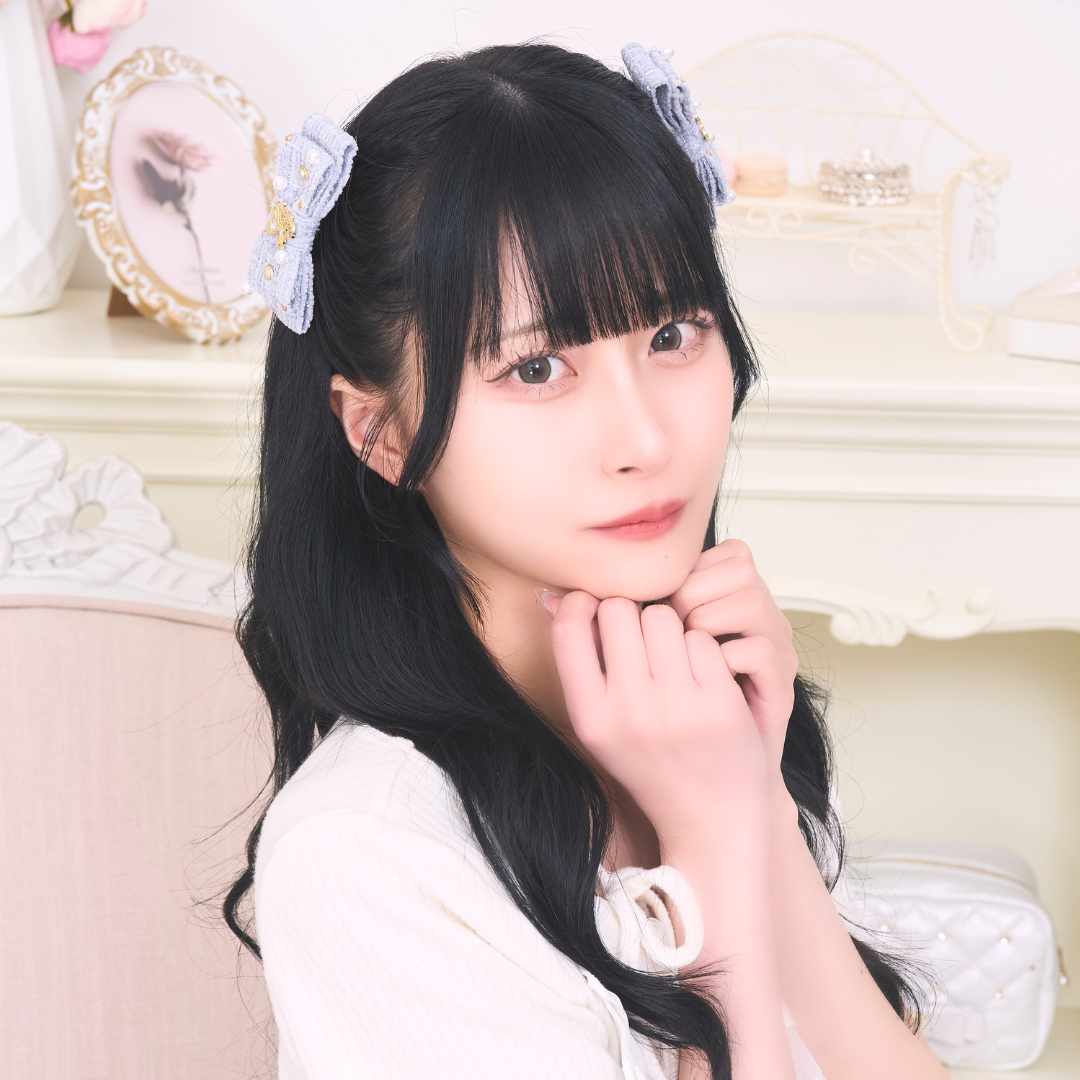 《LAFARY closet》ビジューツイードミニリボン