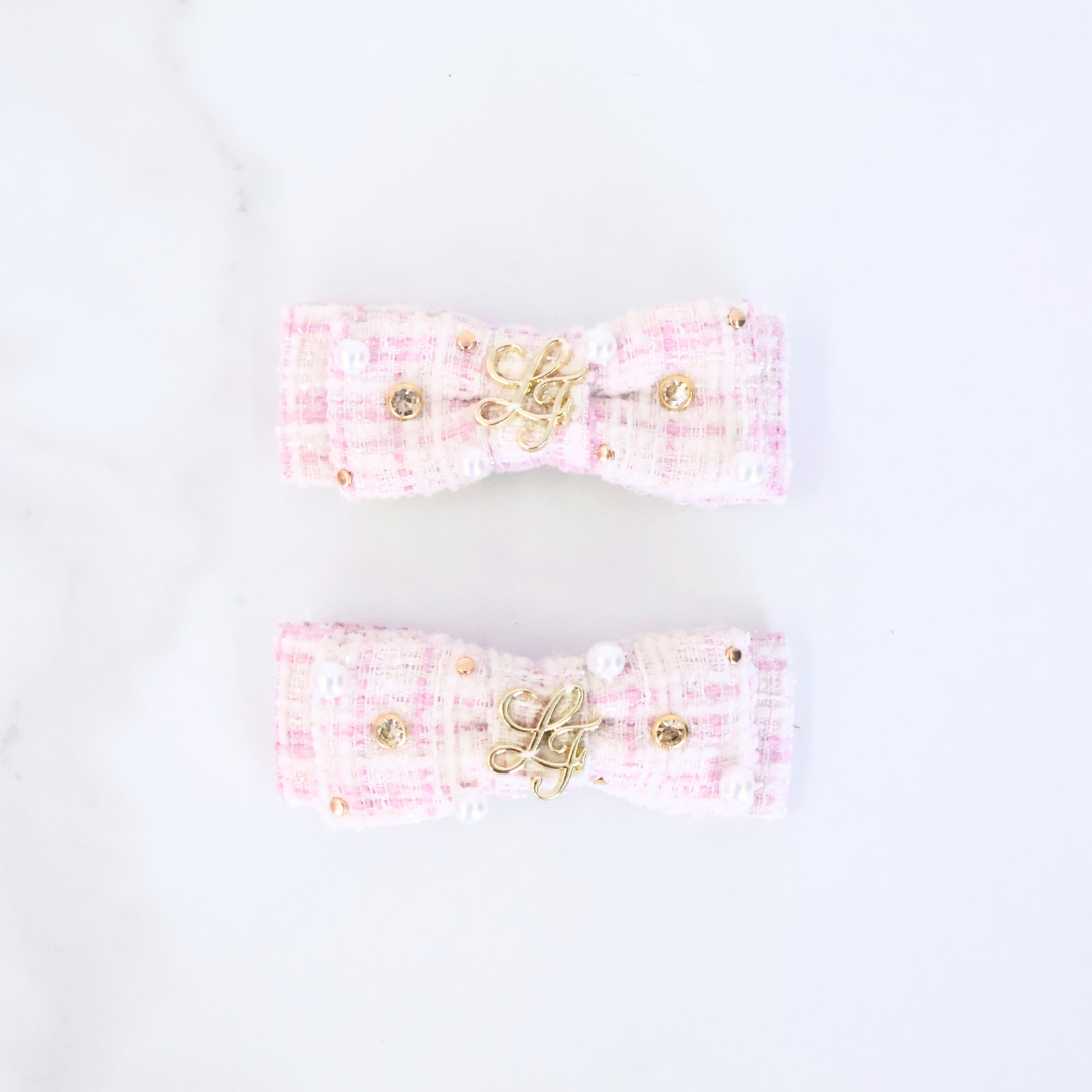 《LAFARY closet》ビジューツイードミニリボン