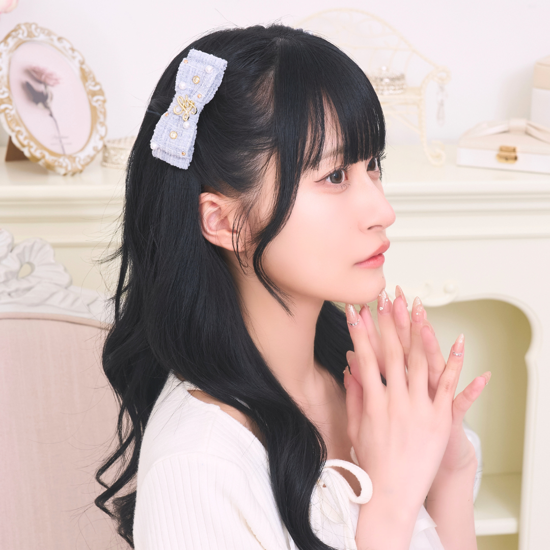 《LAFARY closet》ビジューツイードミニリボン