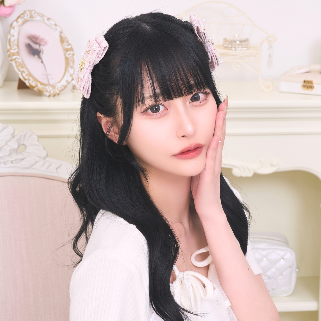 《LAFARY closet》ビジューツイードミニリボン