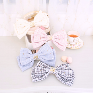 《LAFARY closet》ビジューツイードリボンバレッタ 1