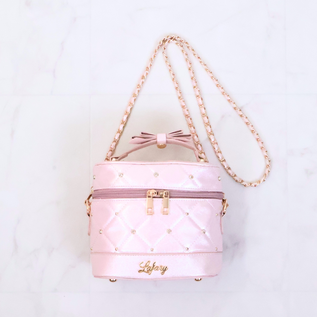 《LAFARY closet》ビジューキルティングバニティバッグ