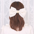 《LAFARY closet》ビジューツイードリボンバレッタ