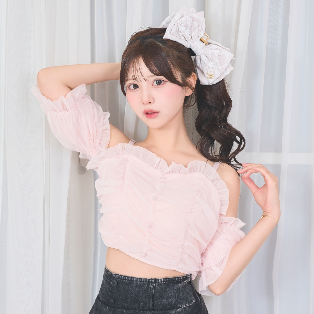 《LAFARY closet》オフショルチュールトップス