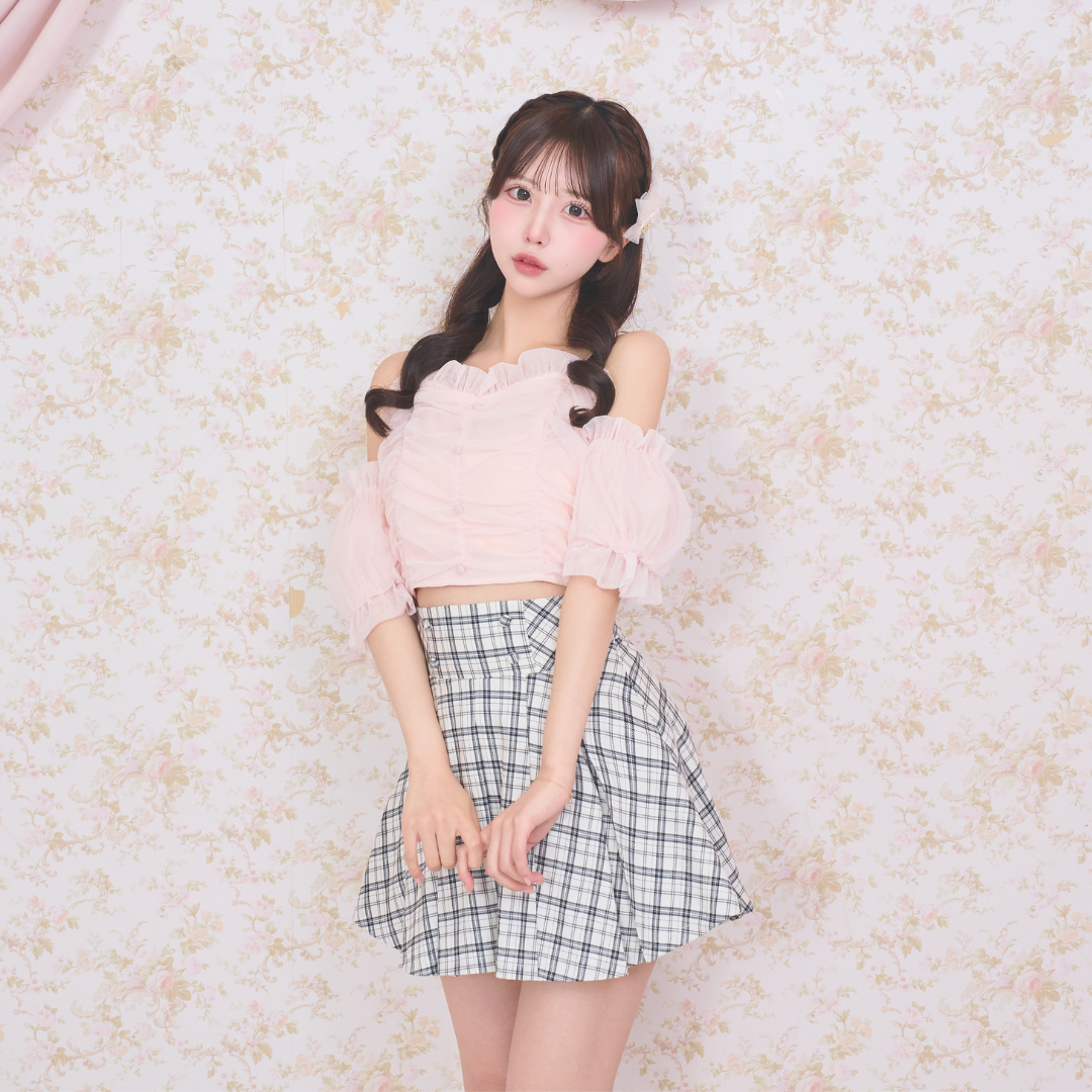 《LAFARY closet》オフショルチュールトップス