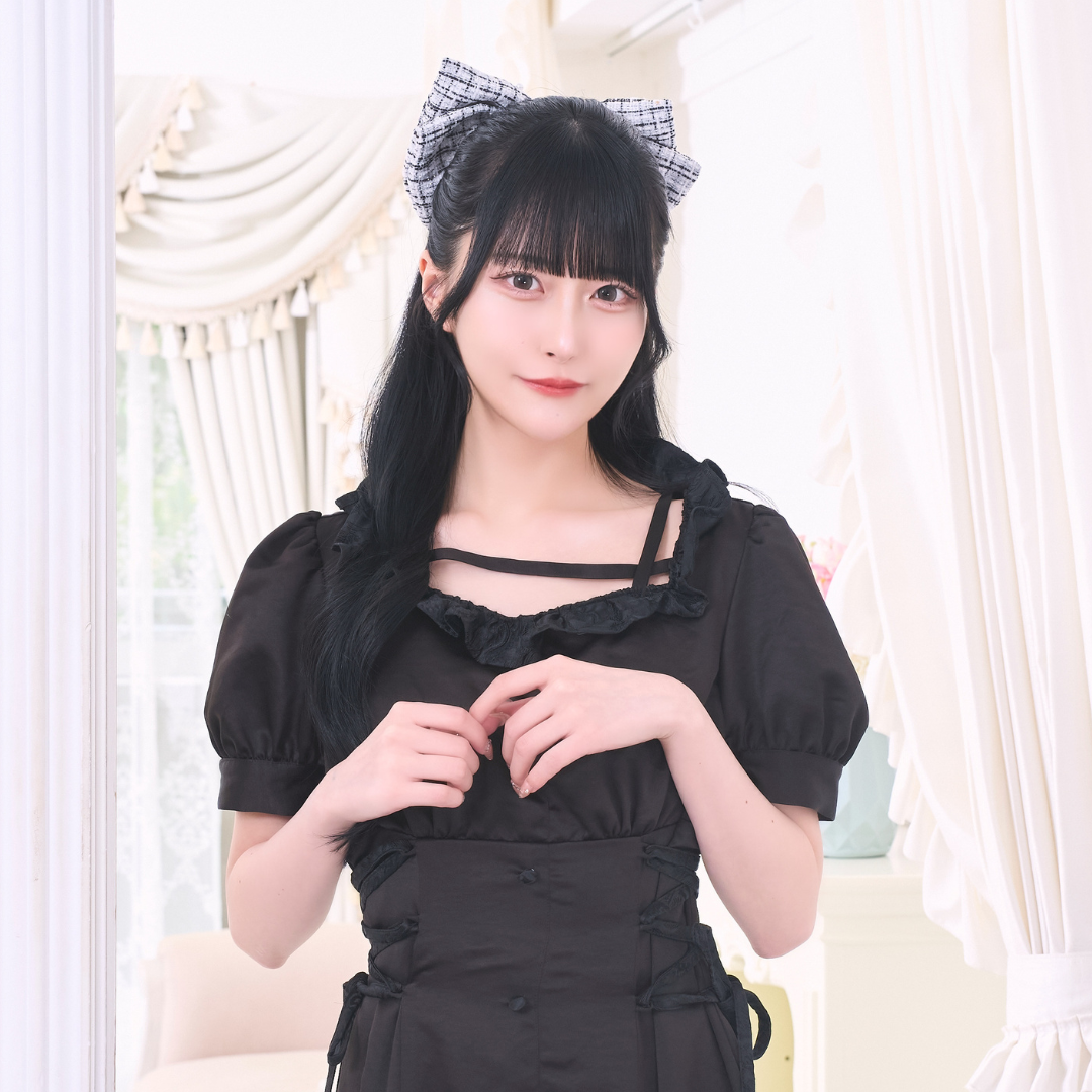 《LAFARY closet》スピンドルティアードロングワンピ