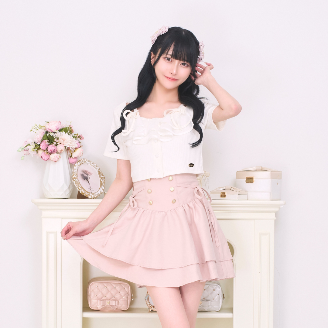 LAFARY closet》チュールフリルリブトップス- LAFARY ONLINE