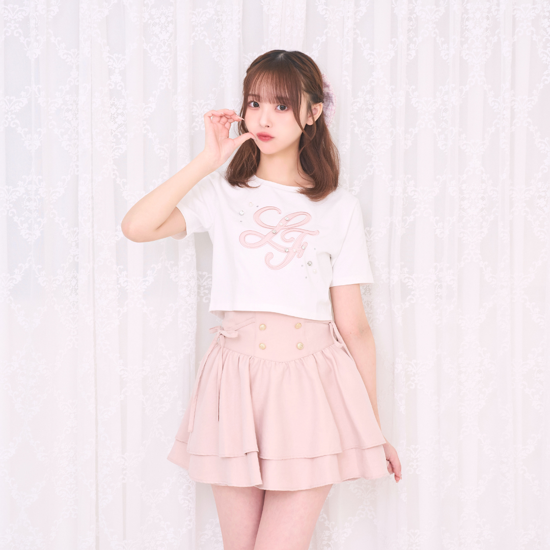 《LAFARY closet》コルセットティアードスカパン