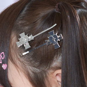 《mine》クロスハートヘアピン 1
