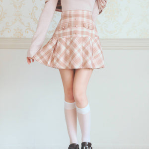 《LAFARY》フラップチェックプリーツスカート 2