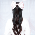 《LAFARY closet》ビジューサテンリボンバレッタ