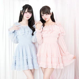 《LAFARY closet》フリルオフショルワンピ 2